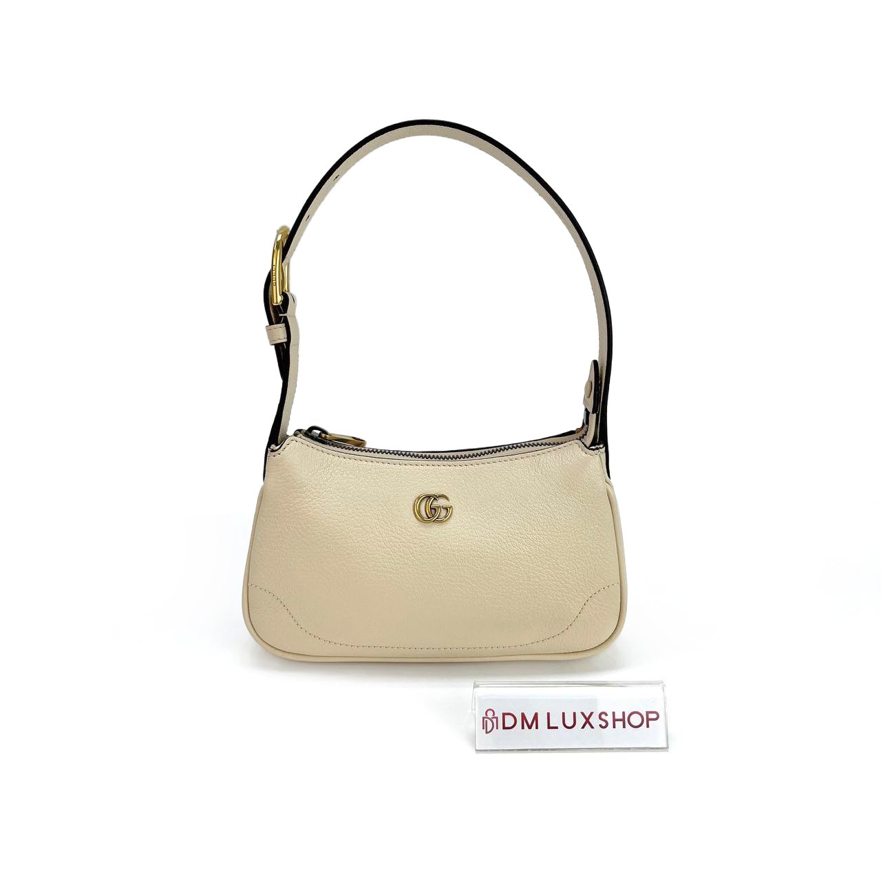 Gucci Cream Mini Aphrodite Shoulder Bag GHW