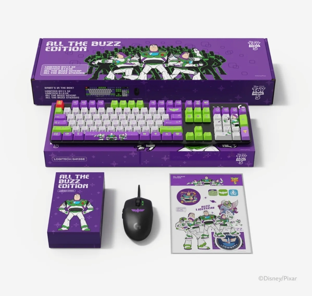 🚀 Logitech × Toy Story 巴斯光年限定版｜鍵盤滑鼠套裝 💜💚