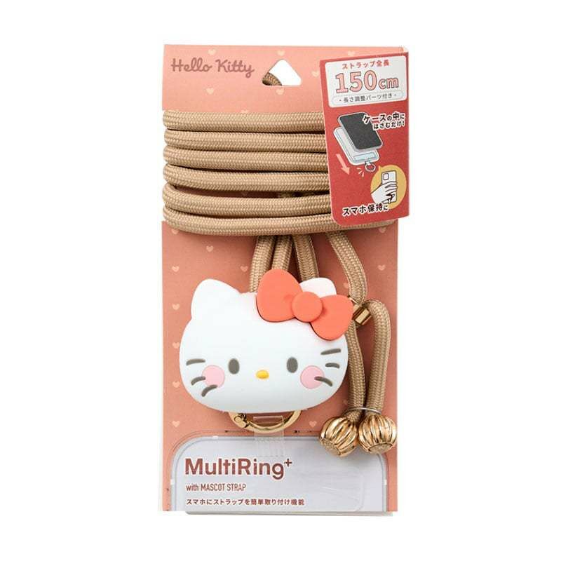 Sanrio Multi Ring立體造型手機掛繩連墊片 - 1件 現貨