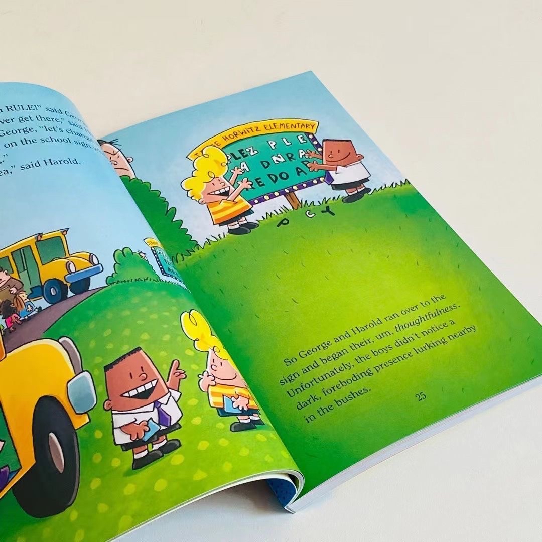 Captain Underpants Color Collection 14 Books 內褲超人彩繪 點讀版