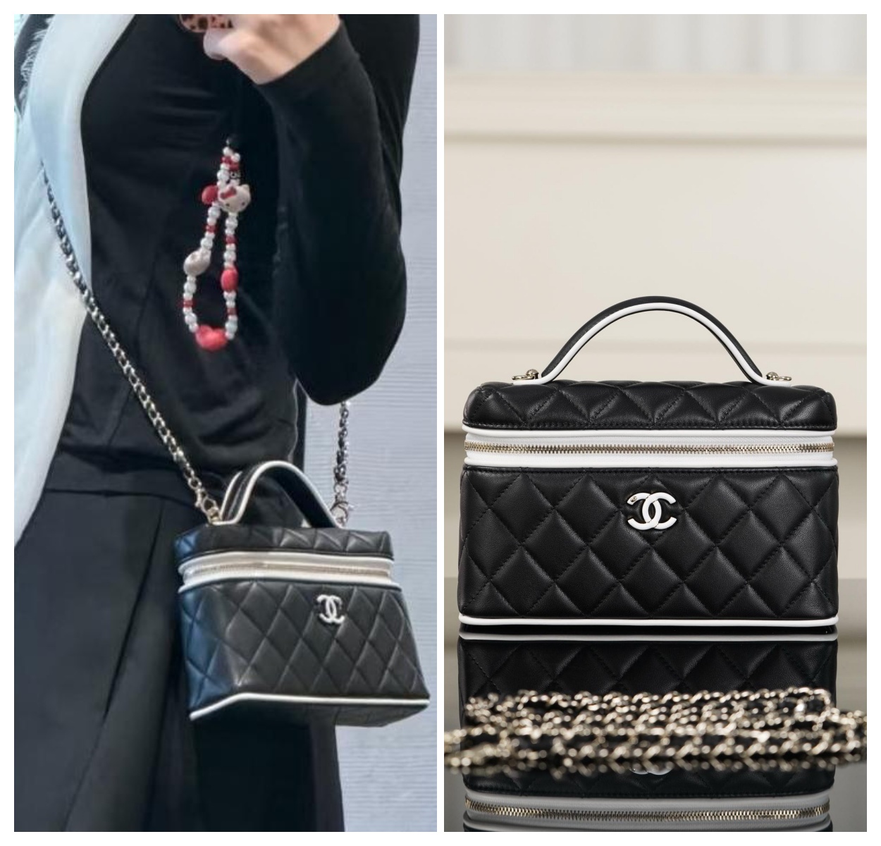 【頂級】CHANEL 拼色 LP手袋