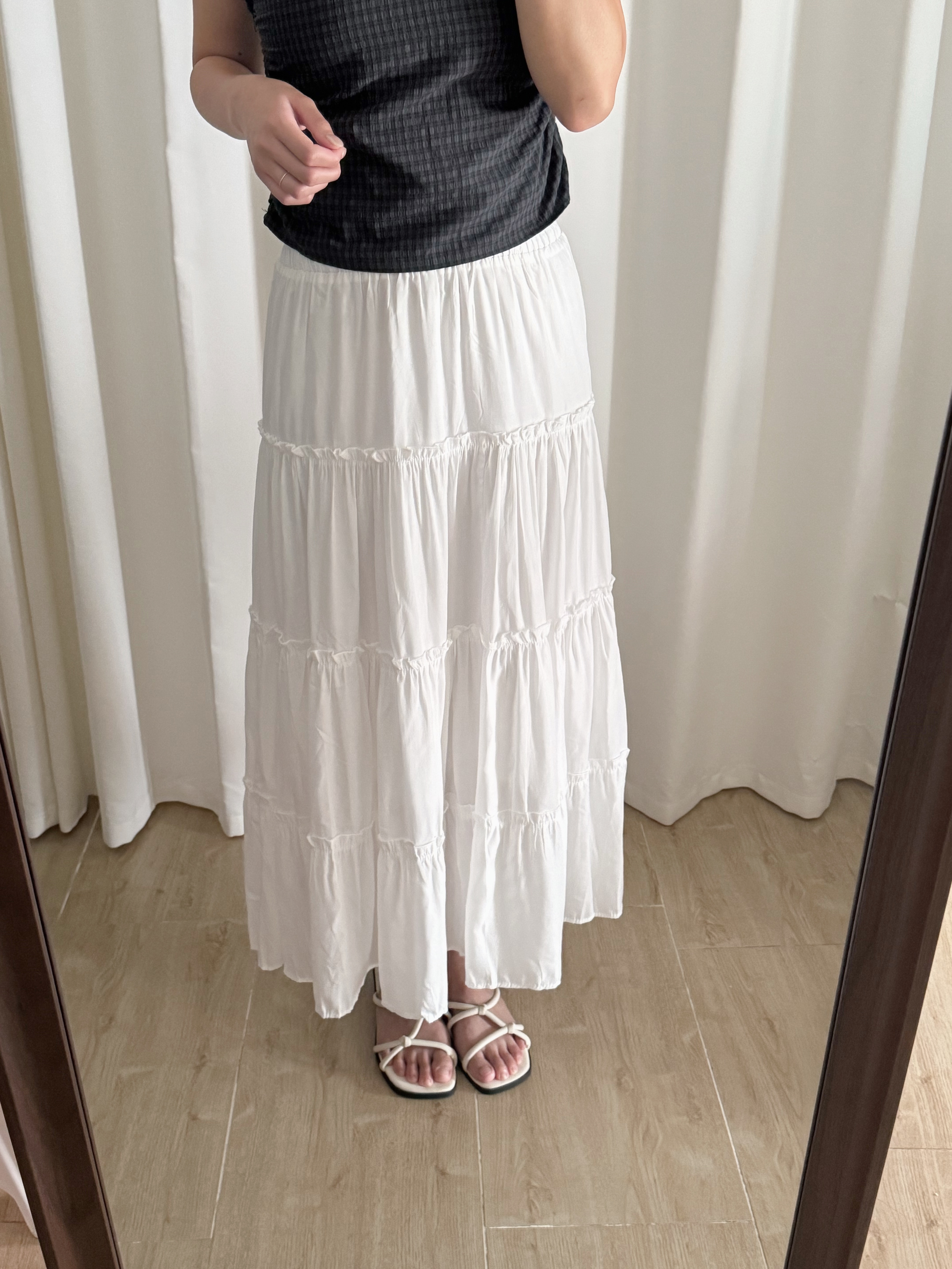 蓬蓬感蛋糕長裙(兩色入)