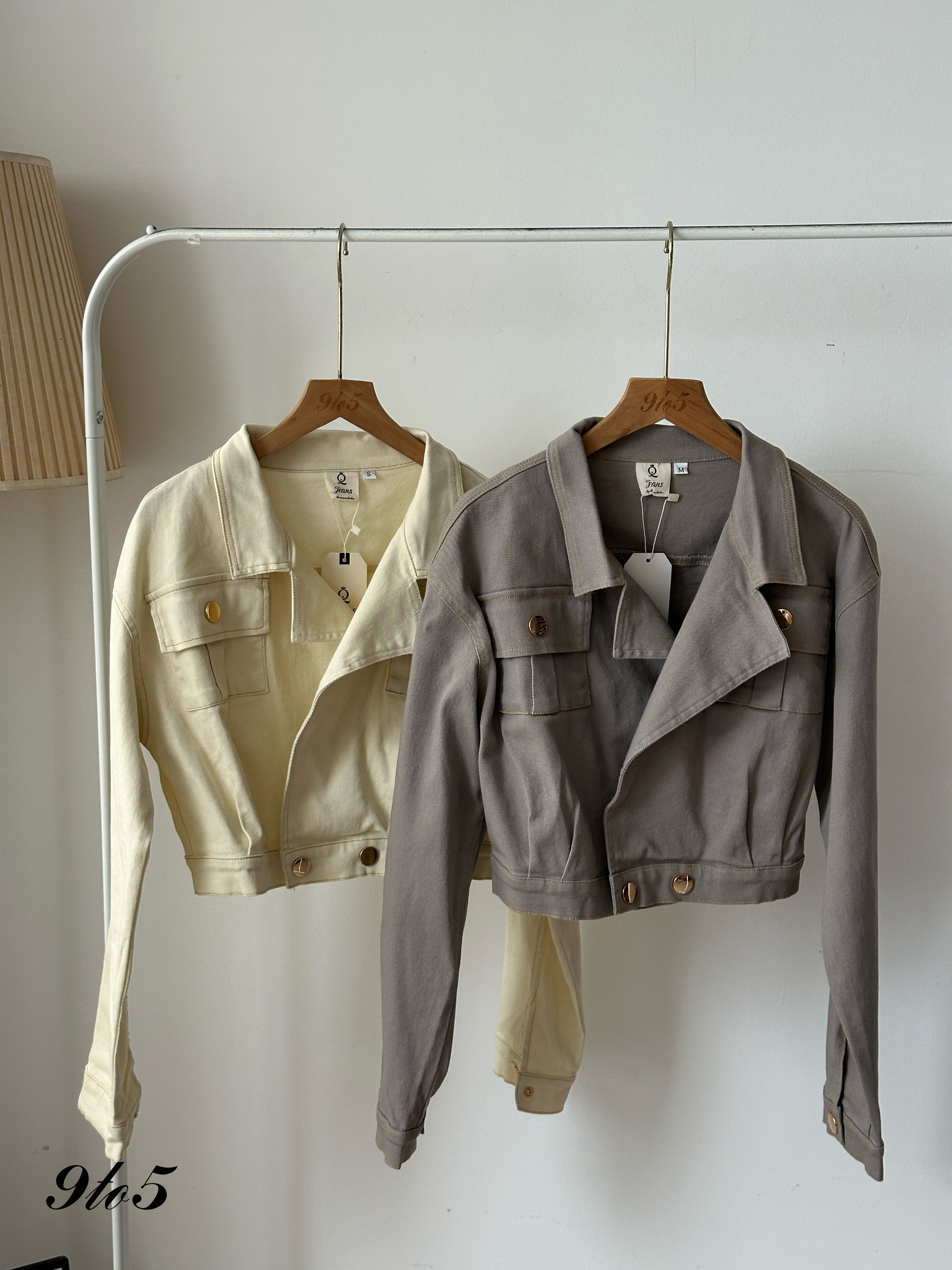 T3968 Long Sleeve Denim Jacket - 4 Colors