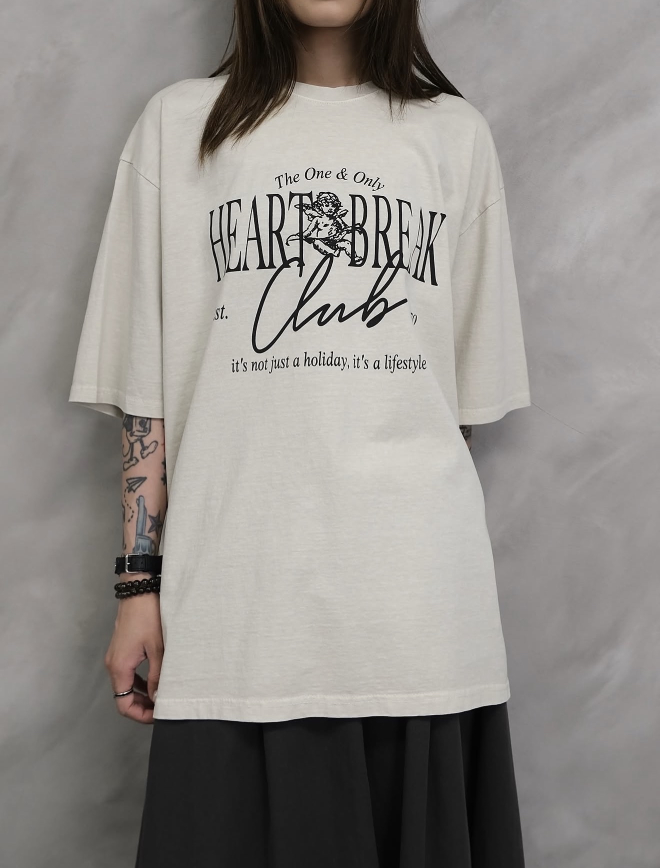 Oversize printed t-shirt #top25