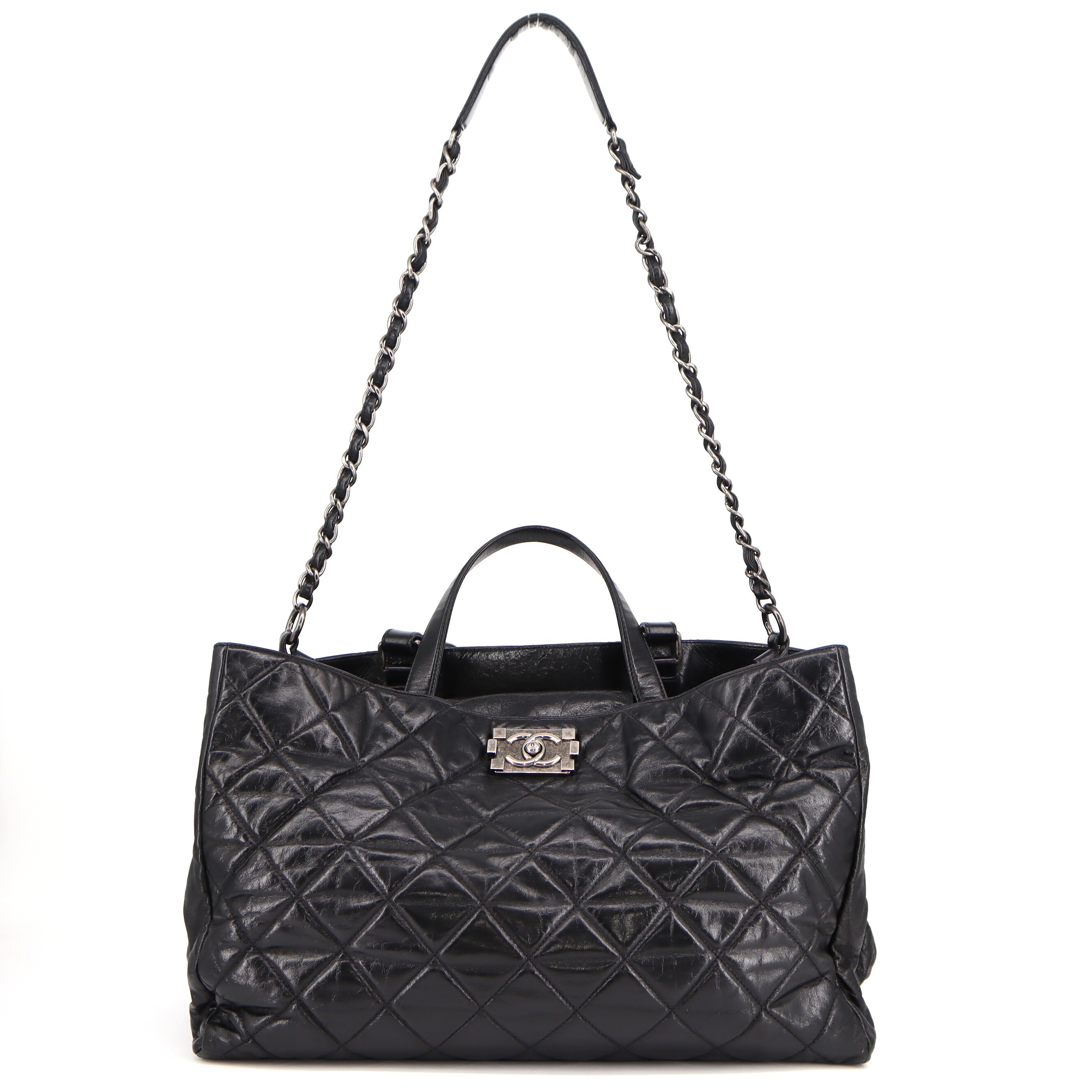 Chanel Matelasse Calfksin Boy Lock 2way Bag