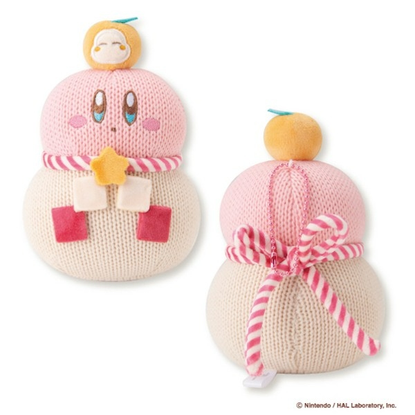 🌸 【預訂】Kirby 針織餅鏡公仔掛飾 - 星之卡比 新品