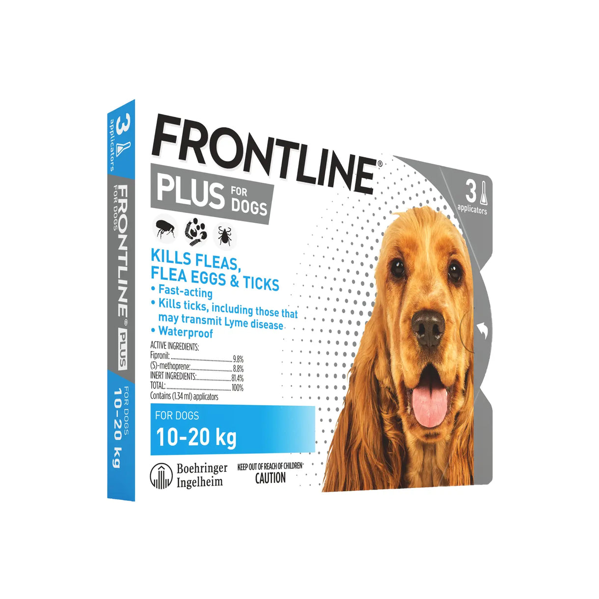 FRONTLINE Plus 犬用滅蚤滴劑 3枝