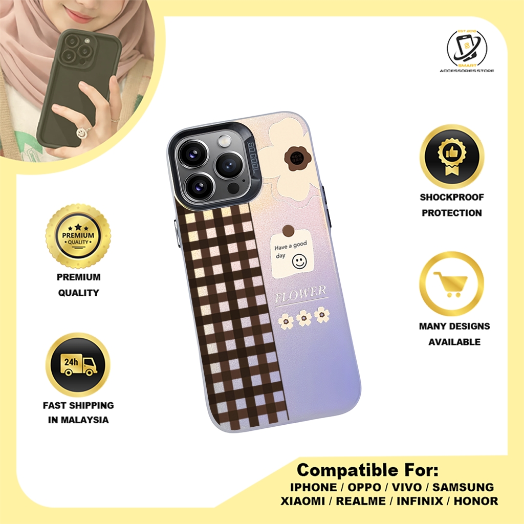 IMD CASE PHONE FOR INFINIX - DESIGN FLOWER H