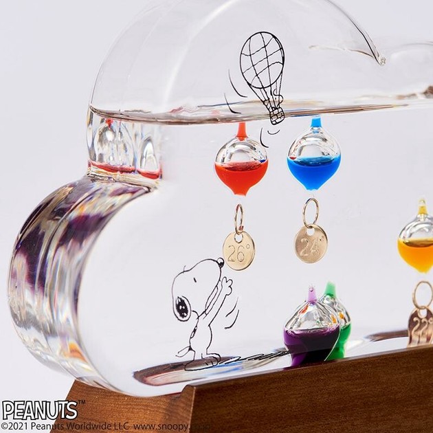 Snoopy雲朵造型溫度計