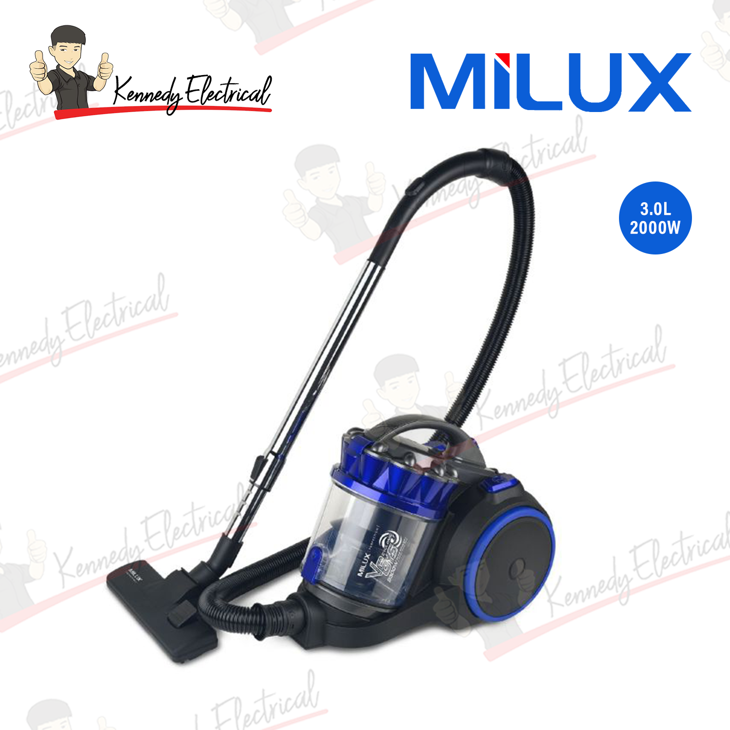 Milux 1600W Soho Series Vacuum Cleaner (MVC-8202)