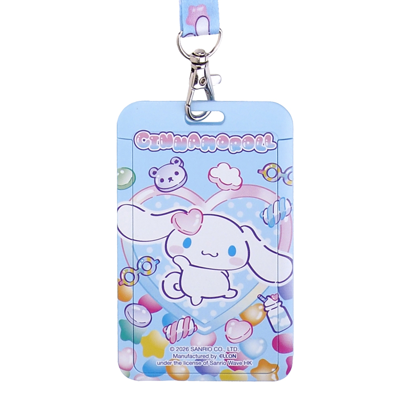 Cinnamoroll Plastic Card Holder w/ Neck Strap 証件套連頸繩