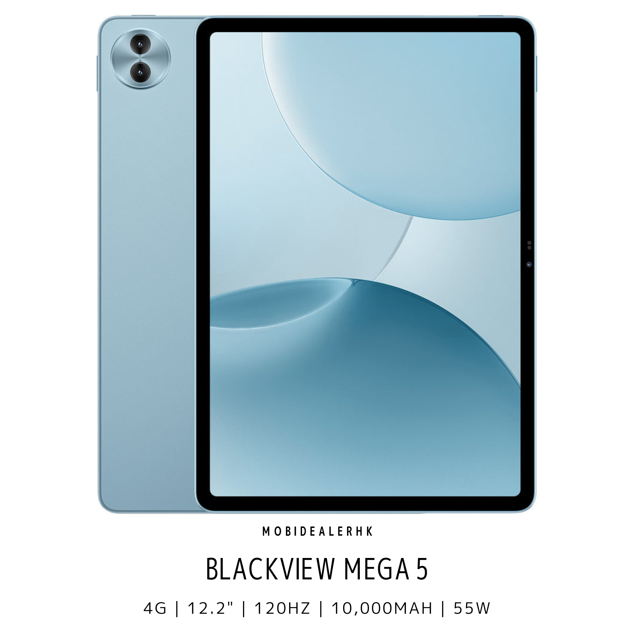 Blackview Mega 5 | 4G | 平板電腦 | 12.2" 2.4K 大屏 | 10000mAh 大電量