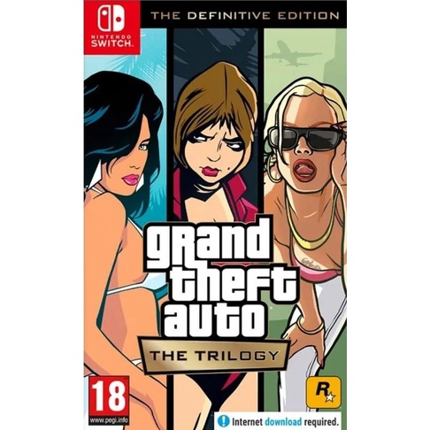 (🔥FLASH SALE🔥) Grand Theft Auto: The Trilogy The Definitive Edition (GTA) (Nintendo Switch) Digital Download