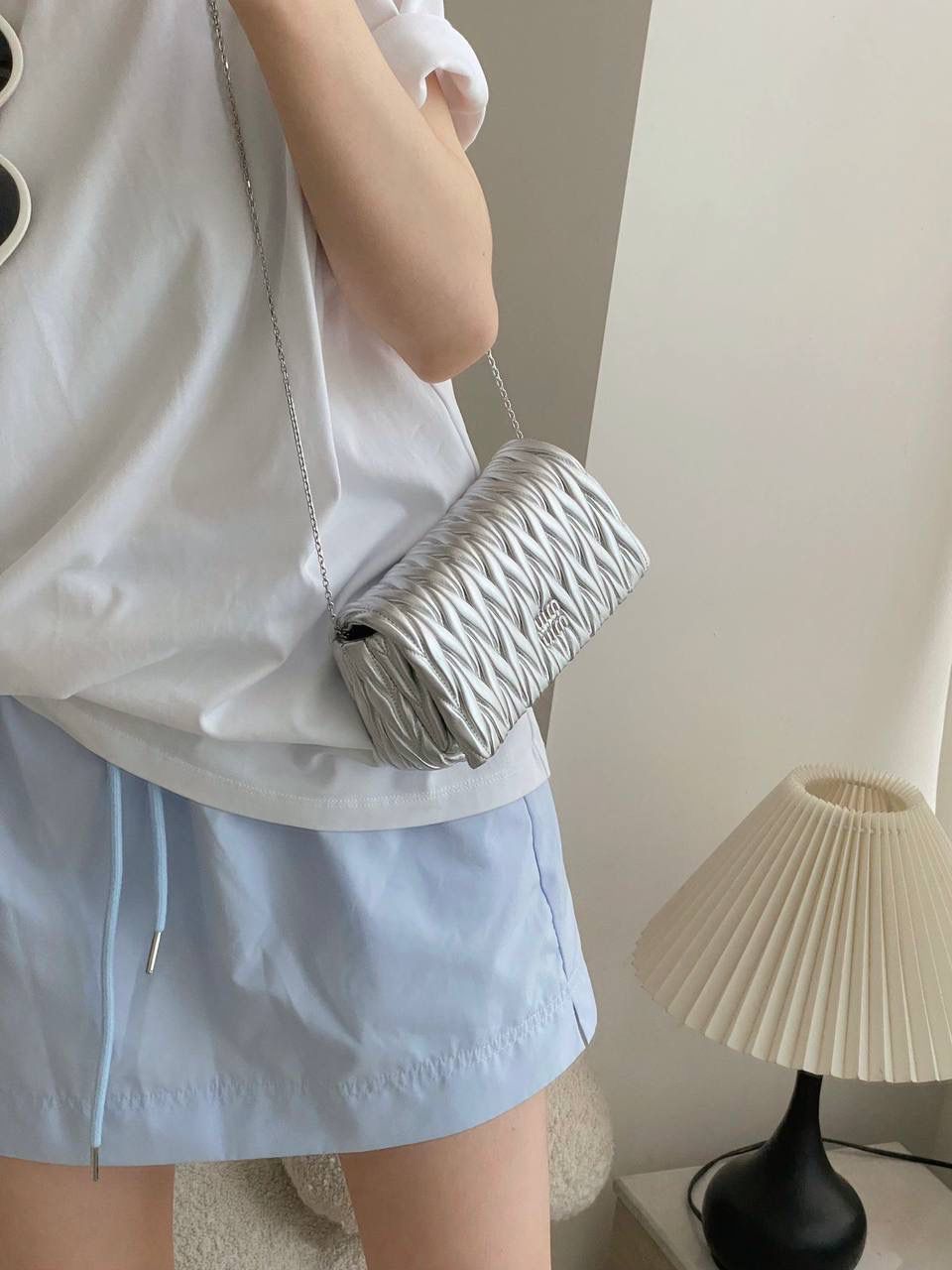 Elegant Quilted Chain Bag