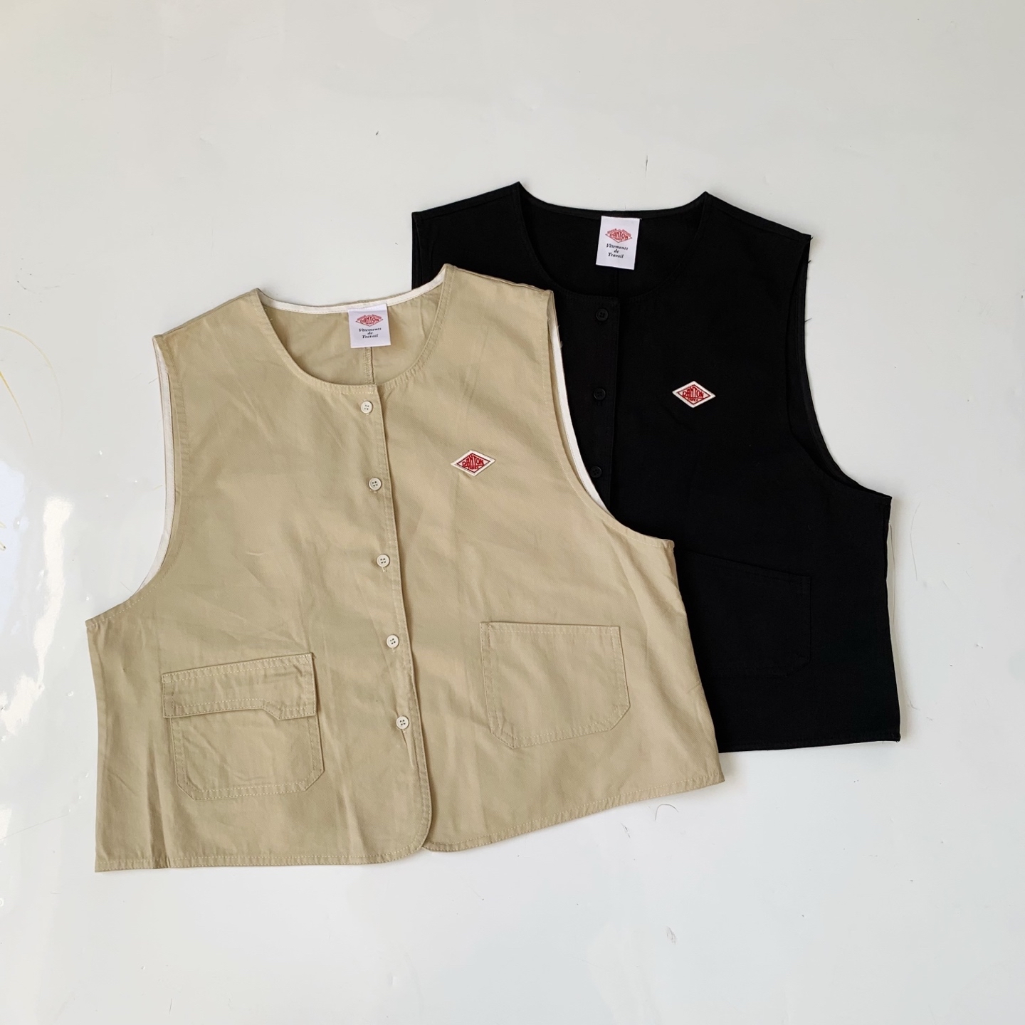 日系4色牛仔背心