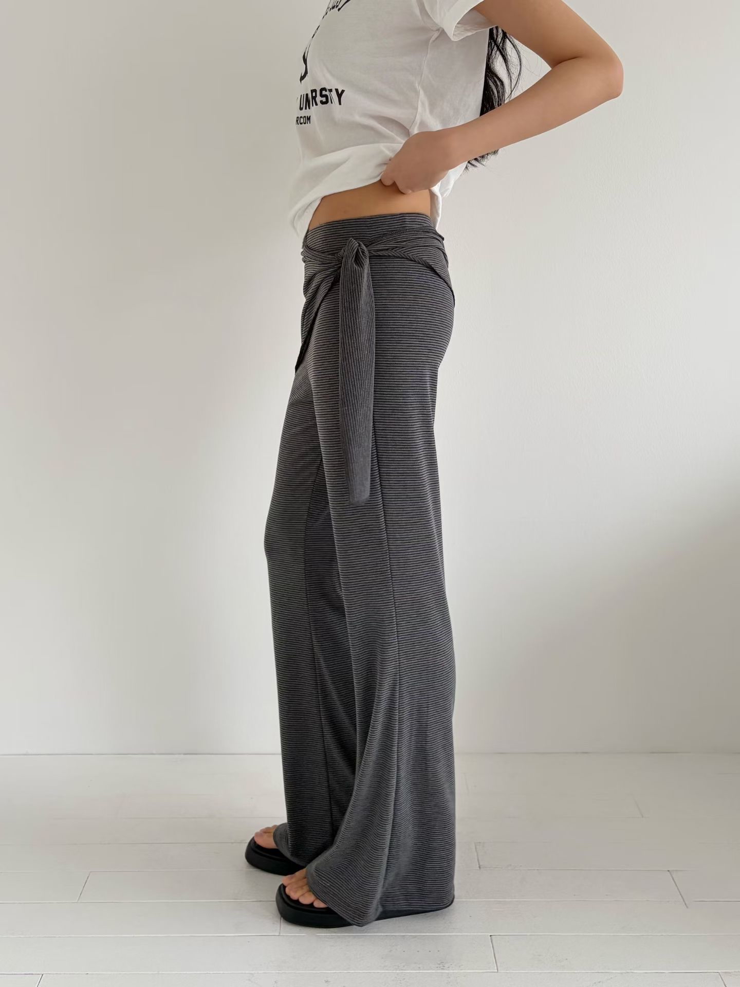 Pants with scarf