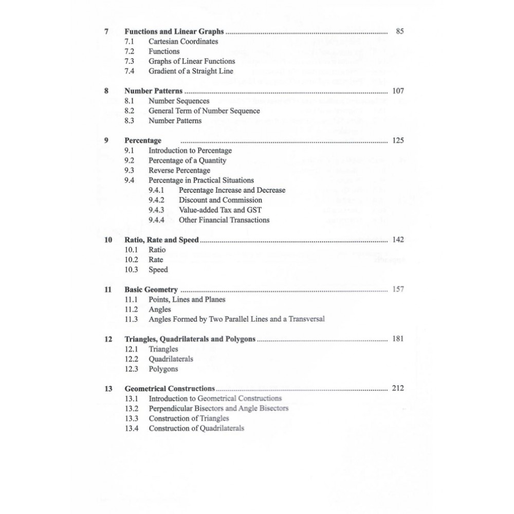 Secondary 1 (Express) Topical Maths (Third Ed)