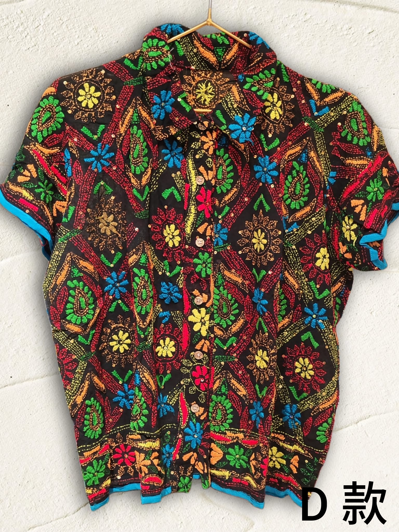 印度手作刺繡上衣