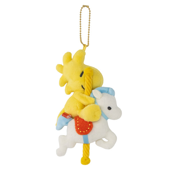 現貨｜Snoopy Woodstock 旋轉木馬 遊園地系列 日版 毛公仔 吊飾 掛件 (227454)