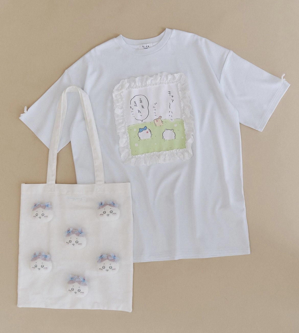 日本預訂📍日本Chiikawa x Merry Jenny立體公仔頭Tote Bag 不包郵 2026年8月中下旬出貨
