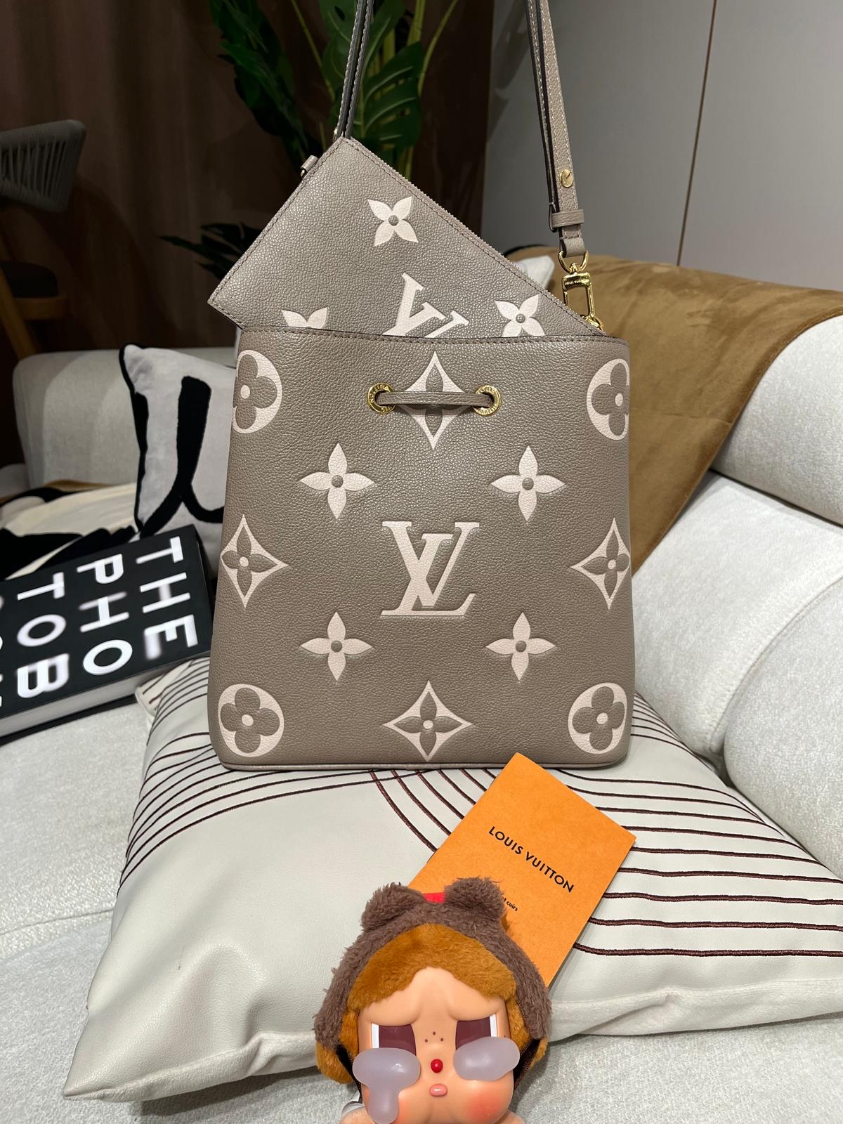 Lv neonoe mm M45555 Monogram Empreinte 牛皮 100%Authentic,98%new ✅專店收據✅NFC✅pouch✅防塵袋