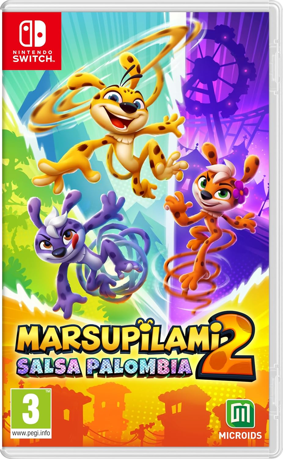 【預售 3/9】NS 瑪蘇米拉米2：帕隆比亞薩爾薩舞 Marsupilami 2 - Salsa Palombia  英文  (英文封面) PO0960