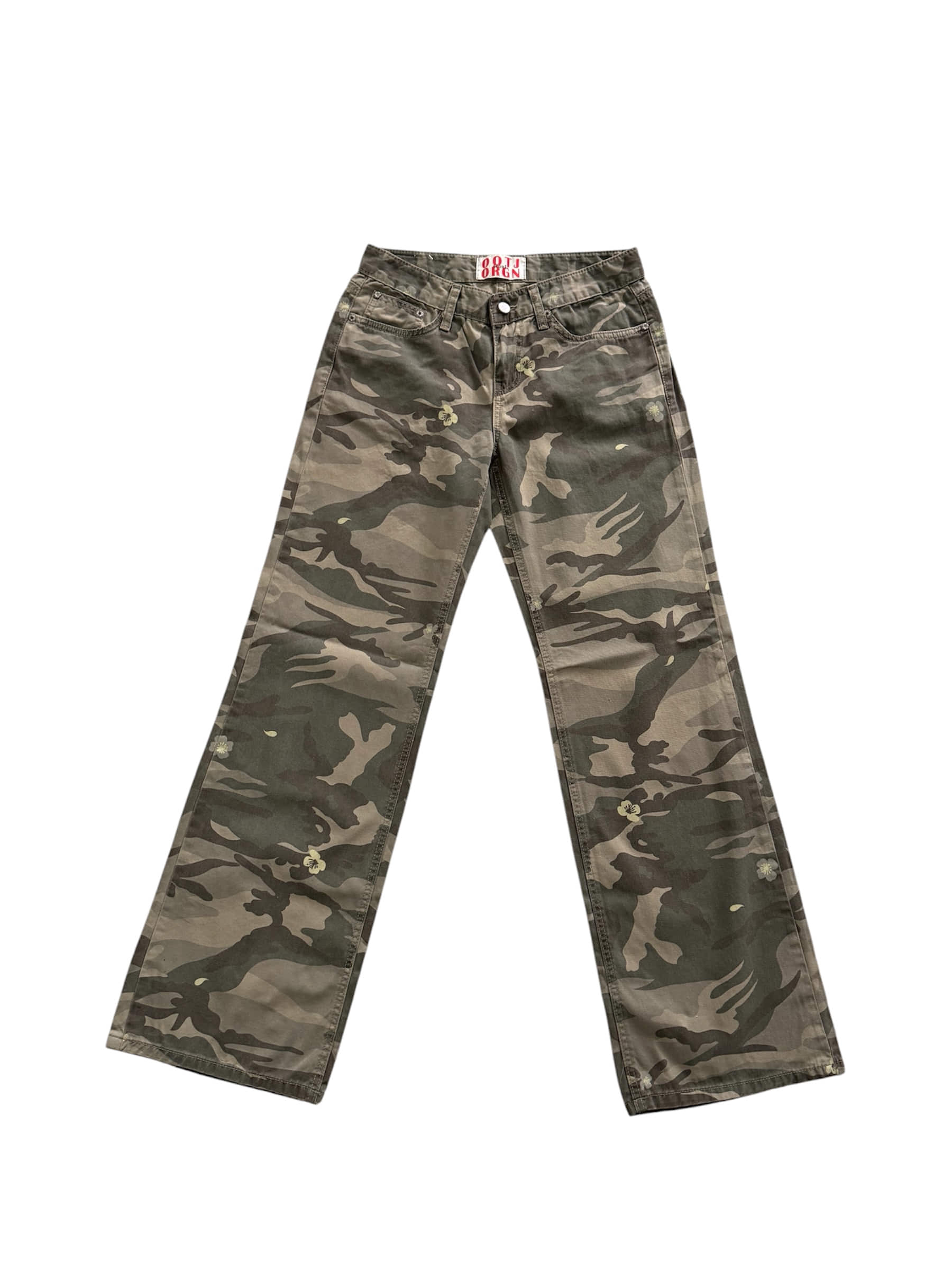 Floral Camo Wide Leg Pants
