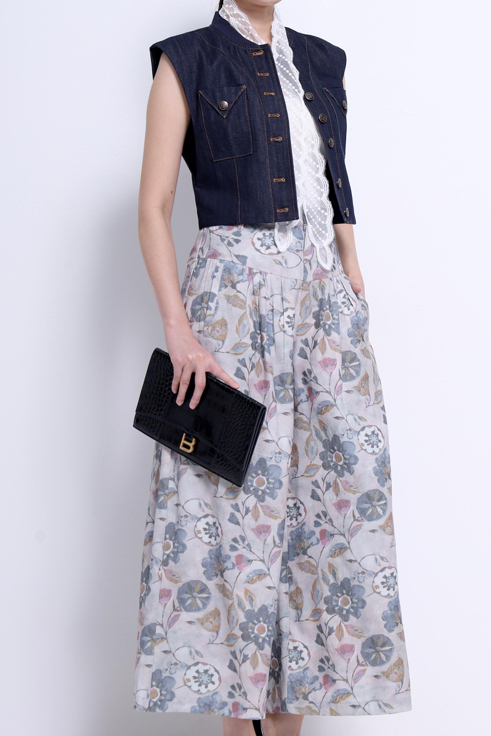 CP1638 Bloom Muse Wide Leg Pants