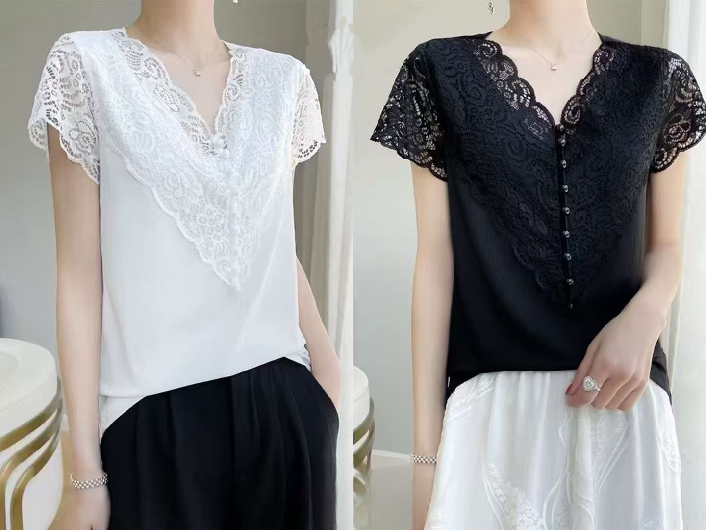 高質蕾絲top(2~3星期到貨 早到早寄)