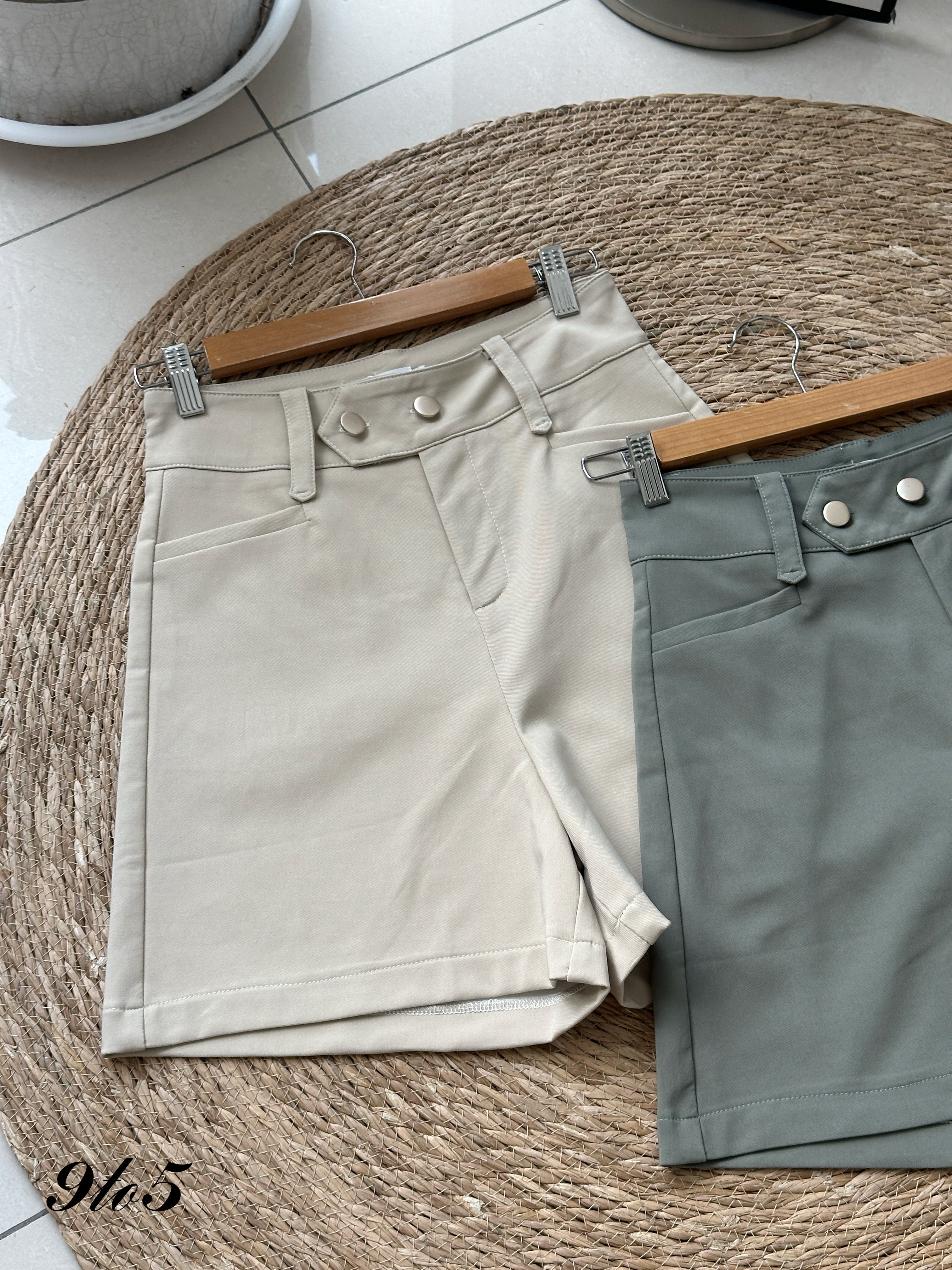 S1879 A Line Short Pants - 3 Colors 
