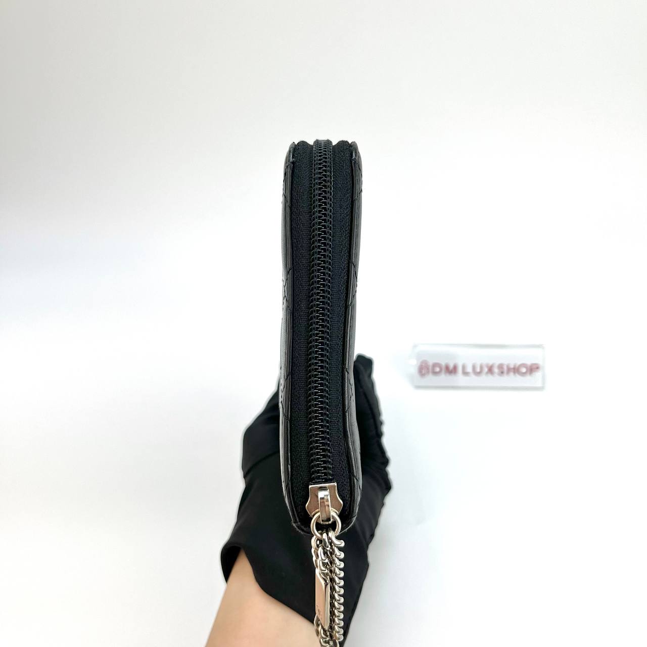 Chanel Cambon Black Zip Wallet (Serial 13, Y: 2009)