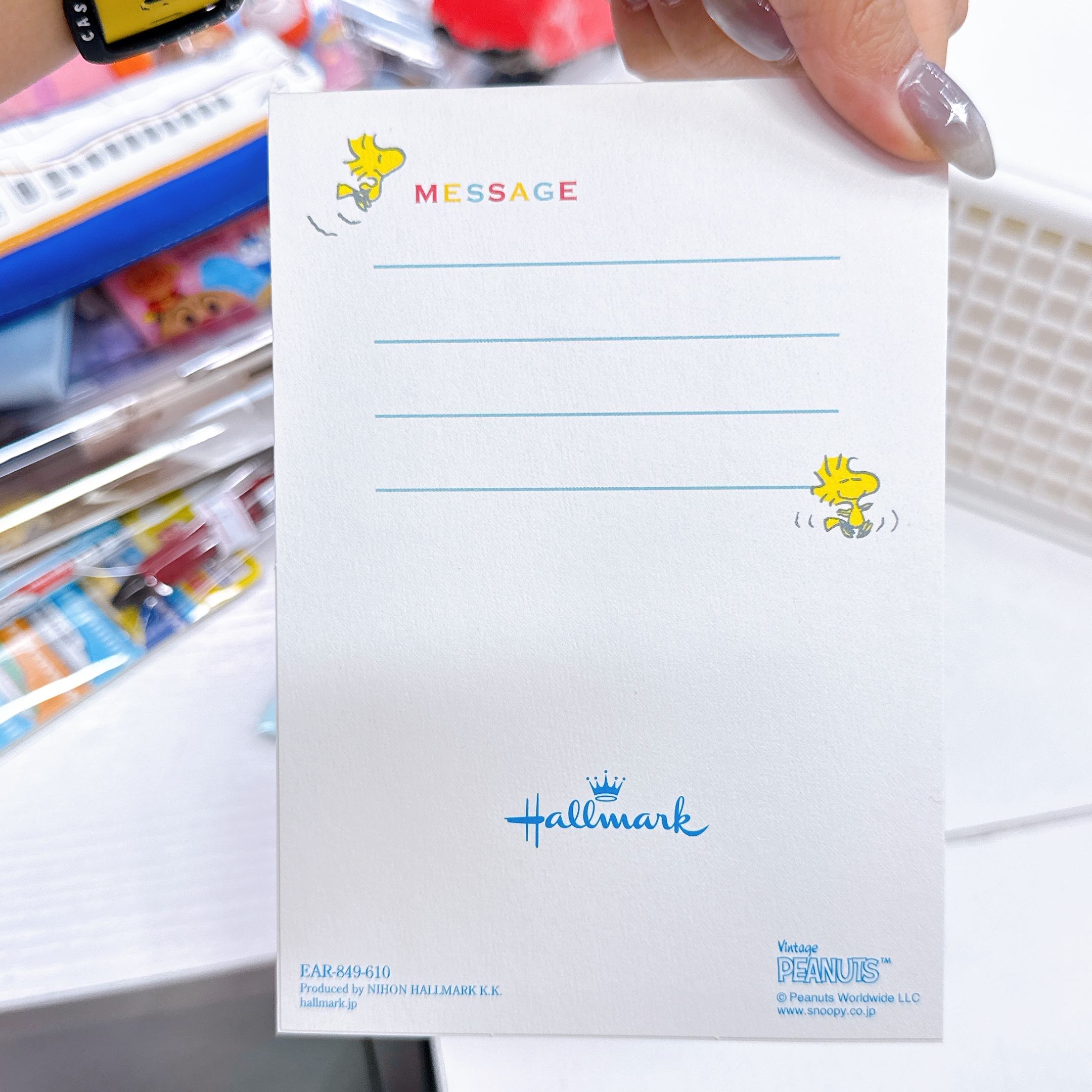 日本直送snoopy生日卡