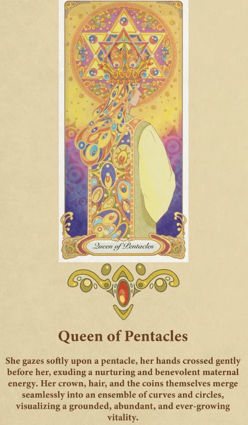 Tarot of Healing Words: Where Art Nouveau Meets Mindfulness