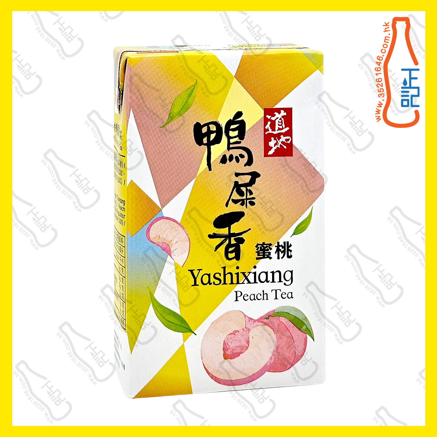 (紙包) 道地 鴨屎香蜜桃茶 250ml x 24包 /箱
