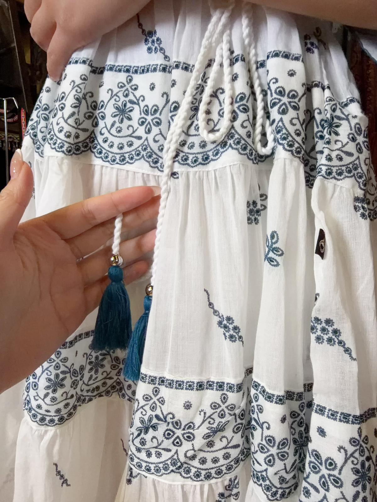 Blue BB Cotton 3-Tier Cake Short OP 35.5" #1372