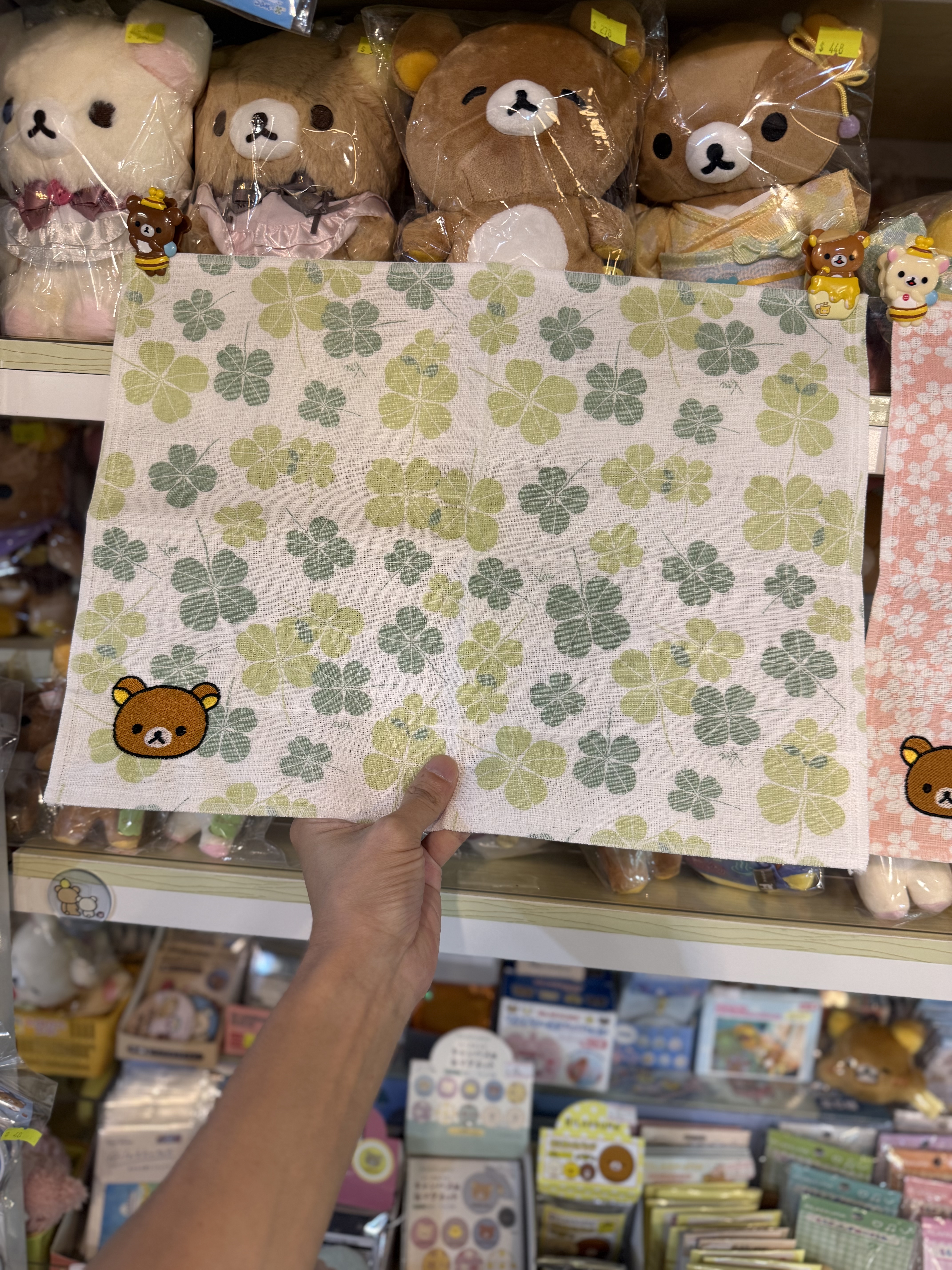 《現貨》全新日本專店限定 Rilakkuma 日本製白雪抹布（S size)