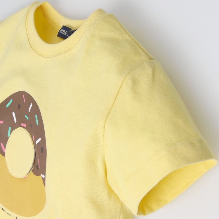 🆕【⭐訂購⭐】🌀 🇯🇵 日本直送 可愛甜甜圈 動物 揭蓋設計 短袖T恤［2款選］🌀 [ELDA-0068][260508]