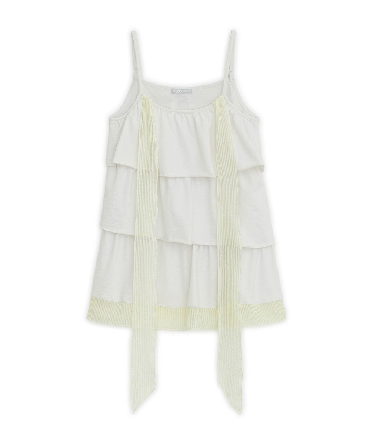 ??訂購｜Hug your skin 26SS｜Tiered scarf sleeveless 2色 | AnyNOID