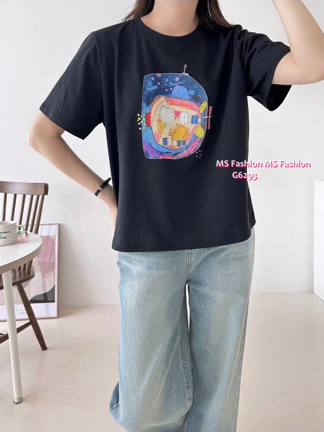 G6293 韓國🇰🇷靚print top 