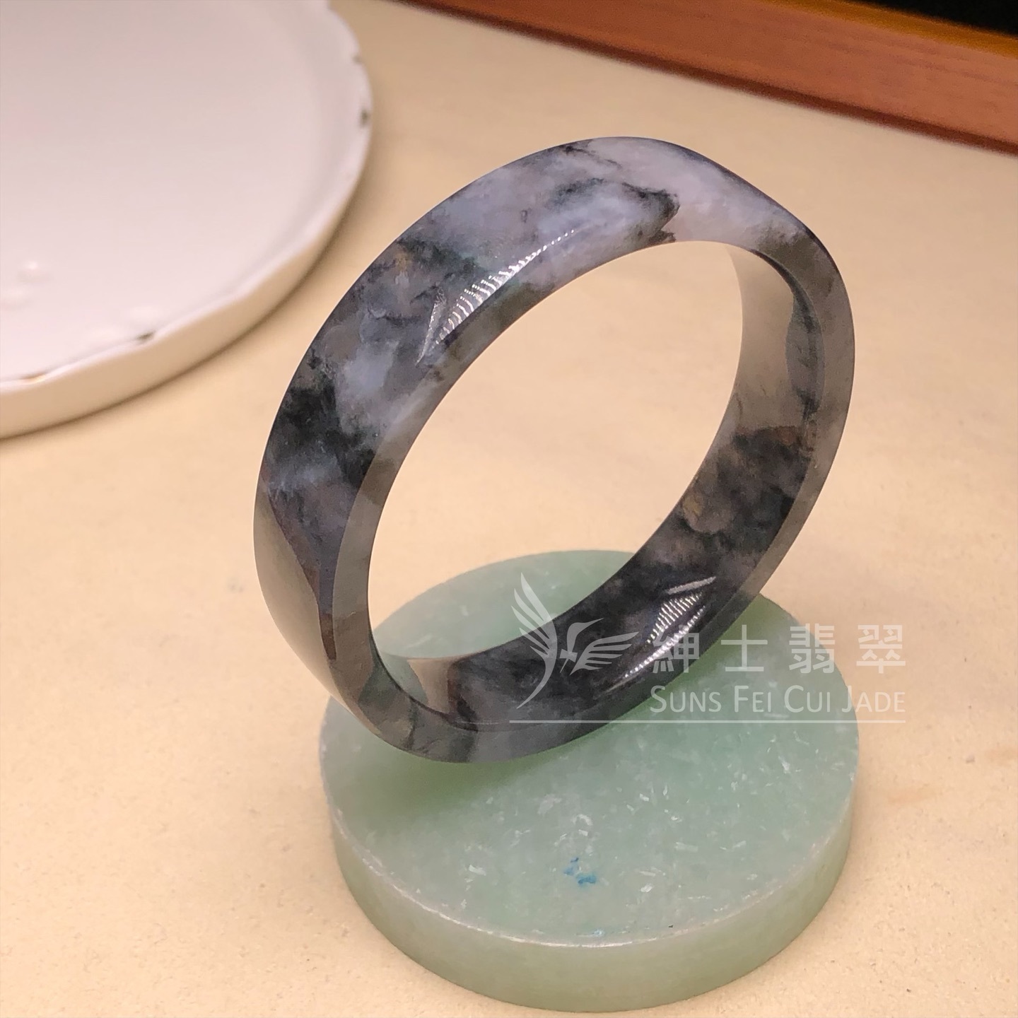 山水烏雞方鐲49.1mm