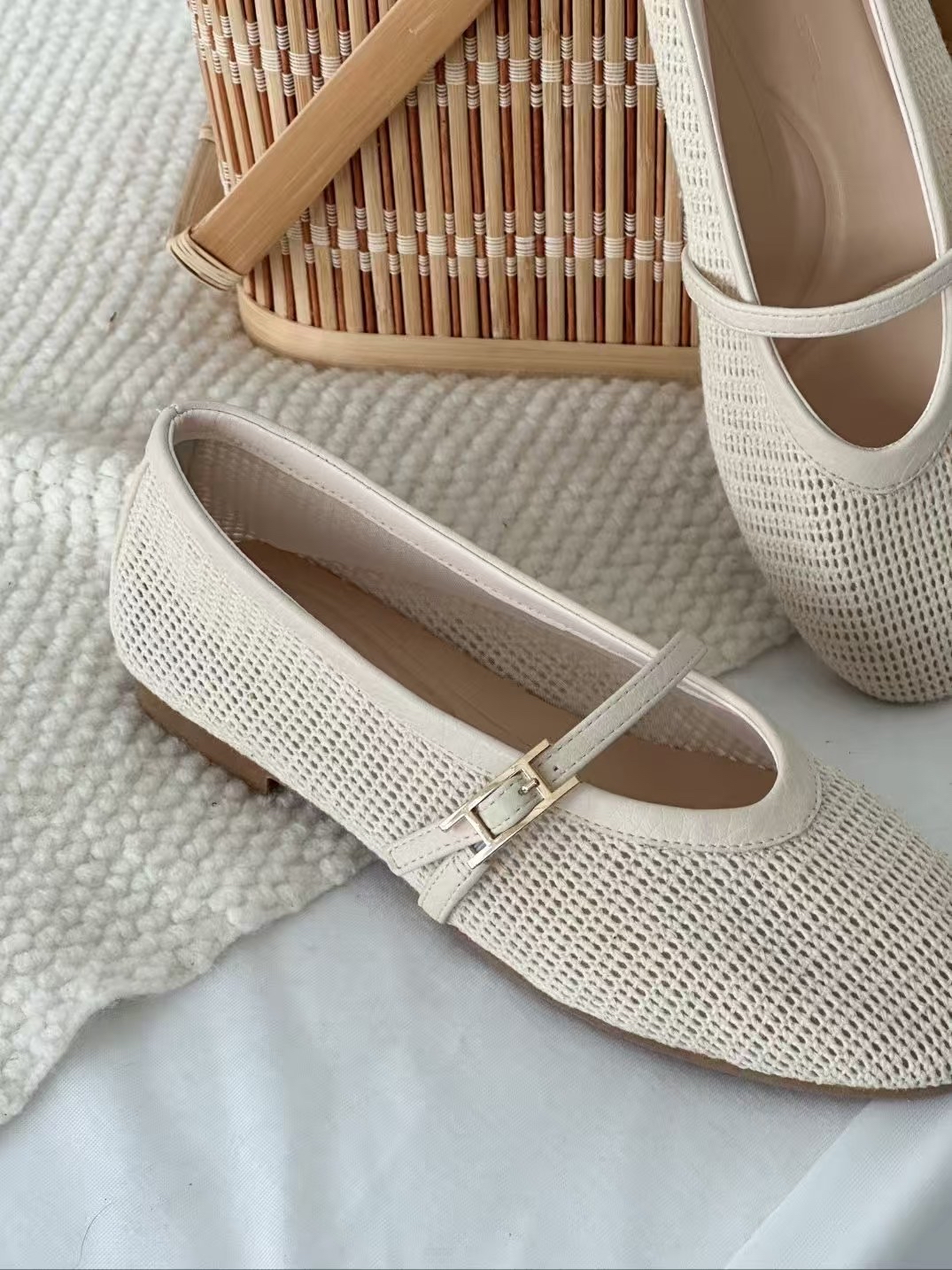 假日Maryjane藤織平底鞋 *Special price*