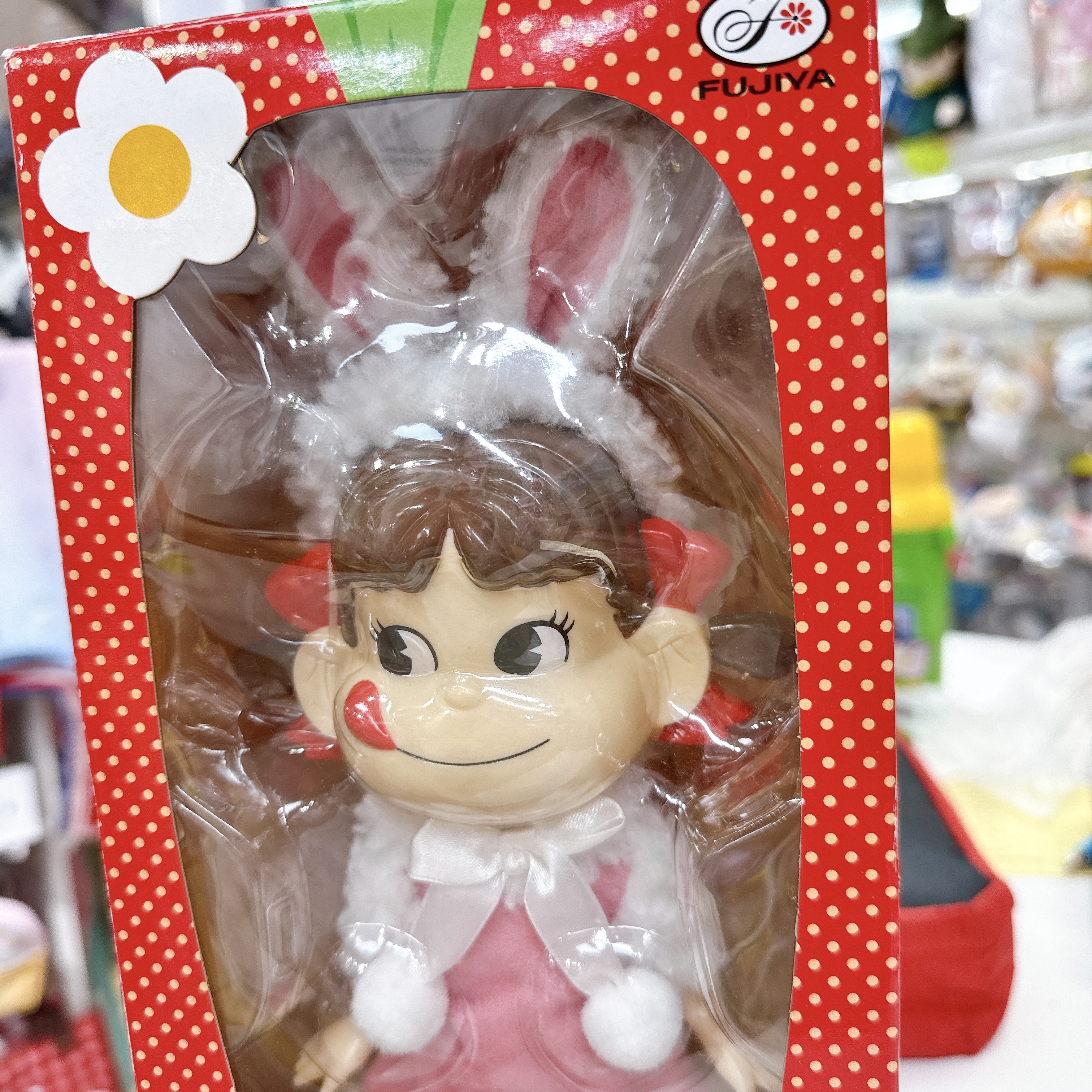 日本版牛奶妹兔子造型人形公仔 中古 包裝盒30 cm