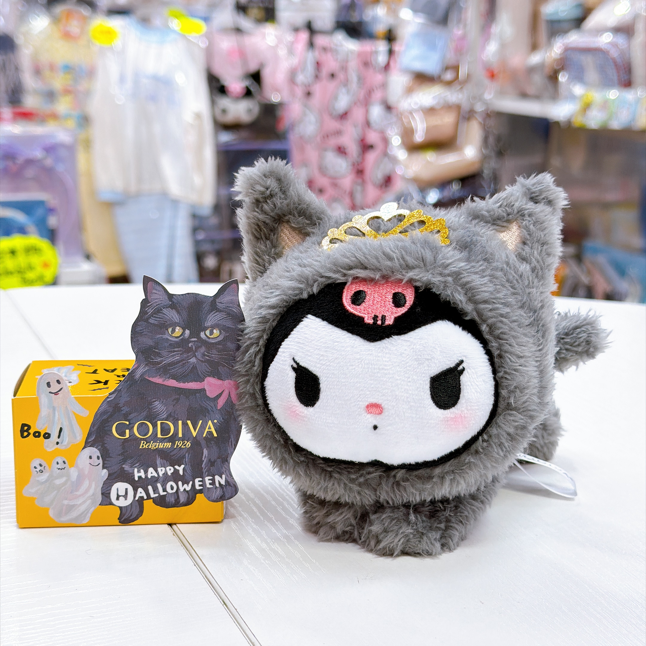 日本直送日本版萬聖節系列限定Godiva朱古力 Kurumi公仔掛飾
