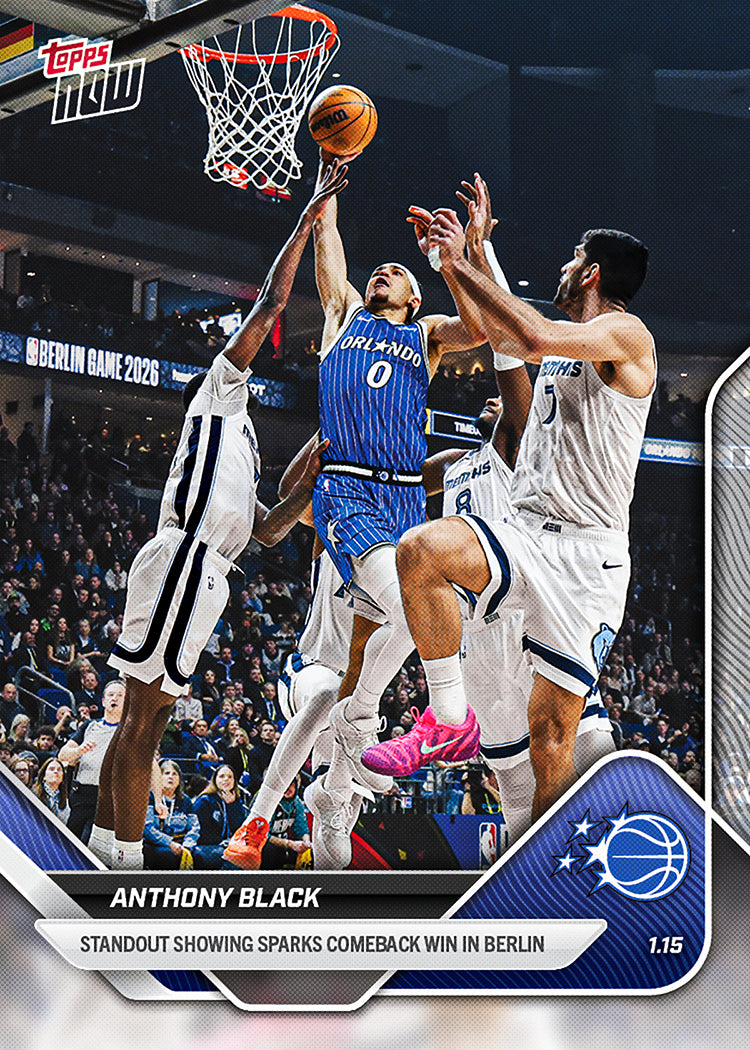 Anthony Black - 2025-26 NBA Topps NOW® #129 Orlando Magic 紀念卡｜PR 3,364