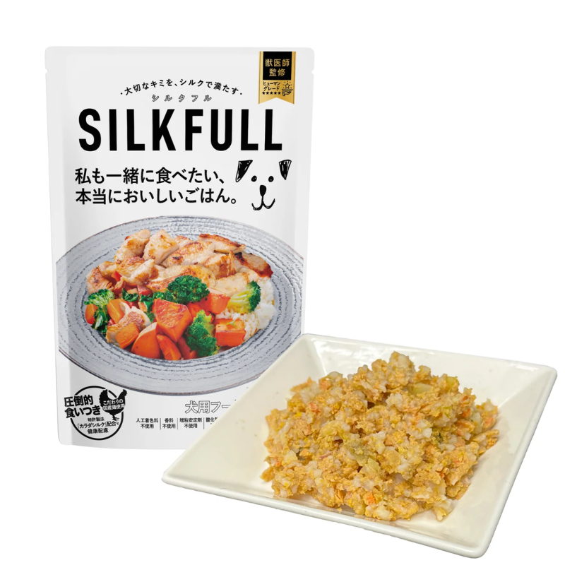 SILKFULL🇯🇵腎臟護理濕狗糧 100g | 牛肉、雞肉、鹿肉、鱈魚