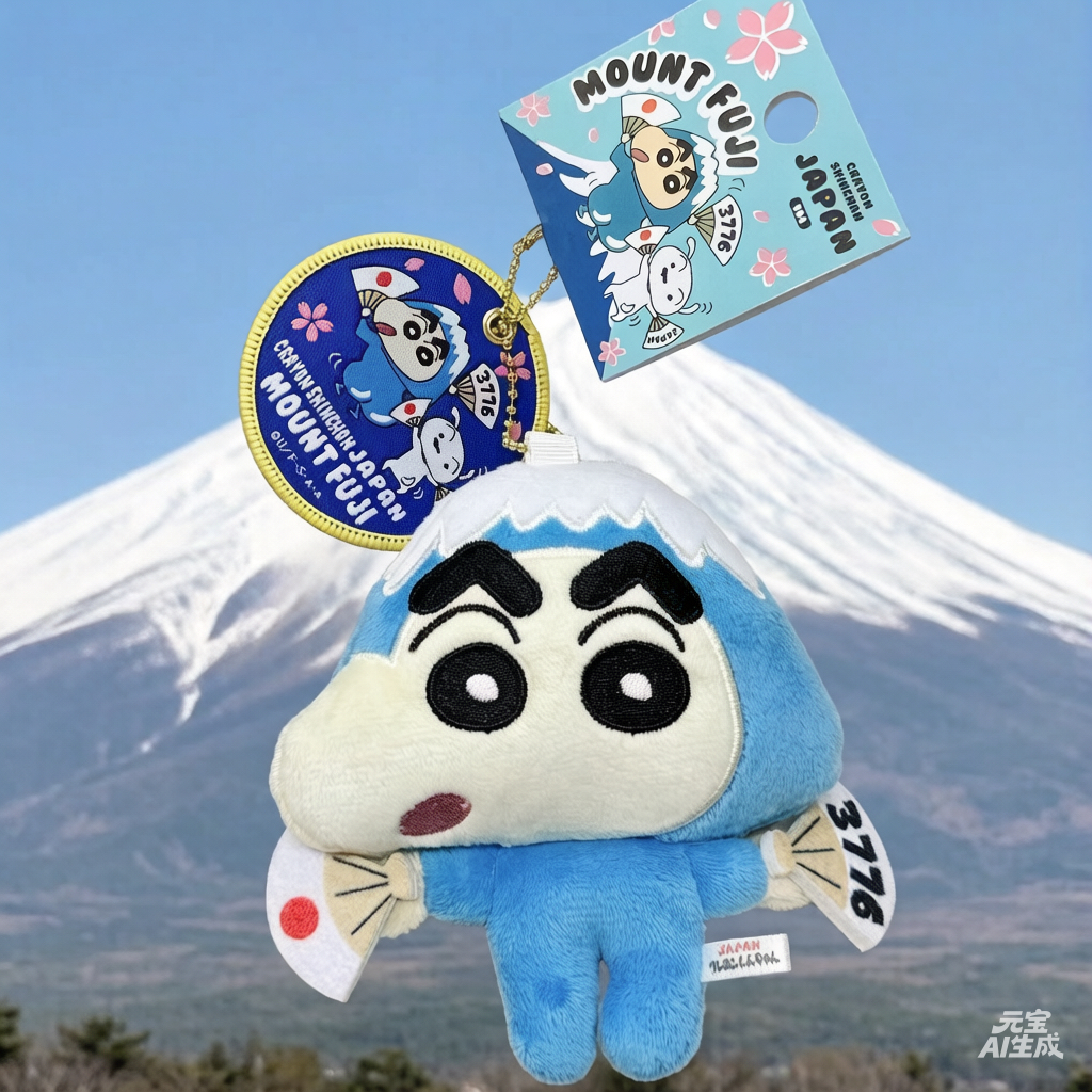日本-地域限定 蠟筆小新公仔掛飾