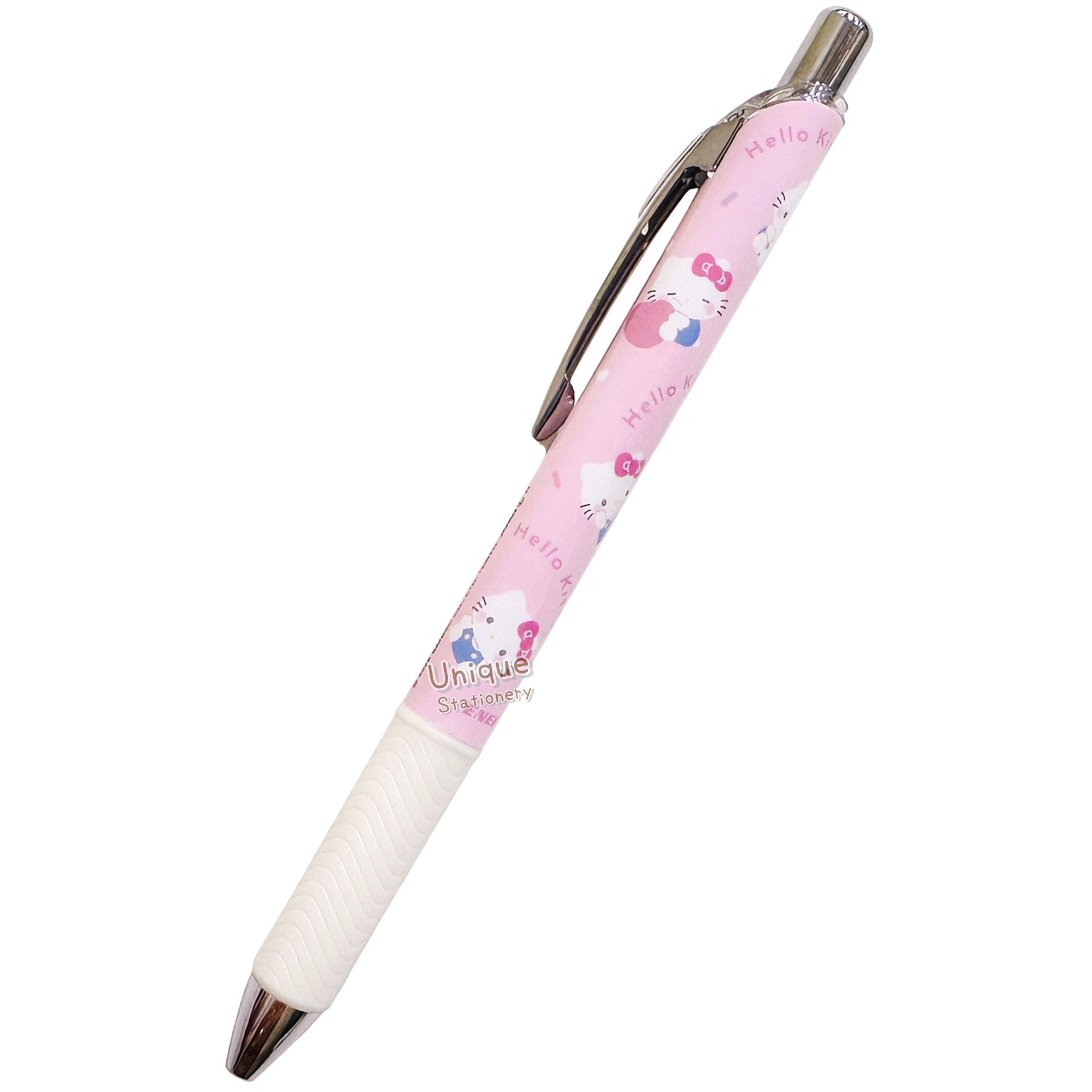 現貨｜Sanrio Hello Kitty 日本製 Pentel EnerGel 0.5mm 黑色 啫喱筆 (CR136794)