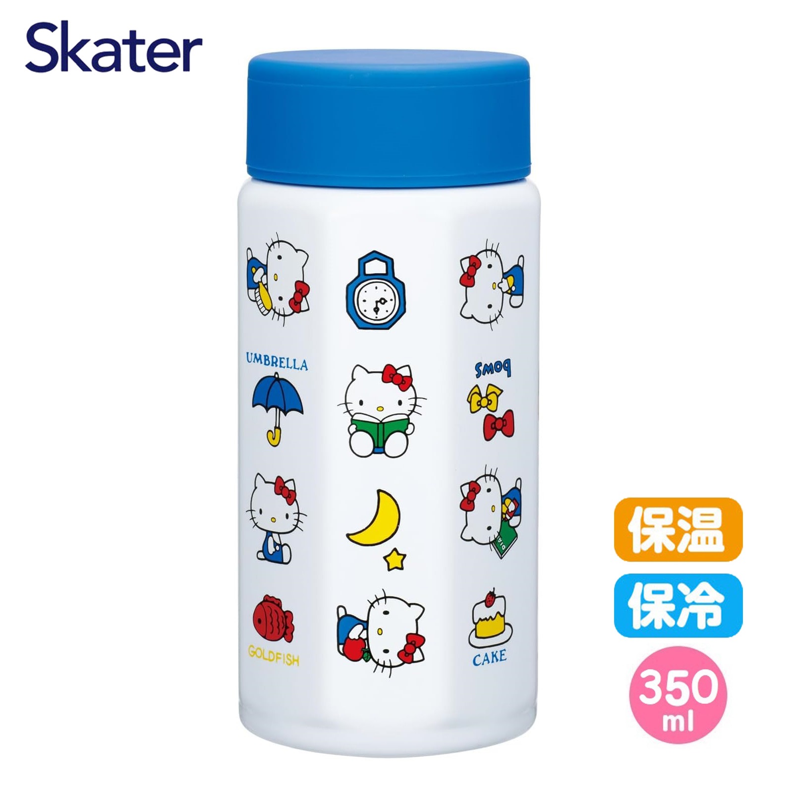 現貨｜Sanrio Hello Kitty 日版 Skater 八角形 不銹鋼膽 保溫杯 350ml (651793)