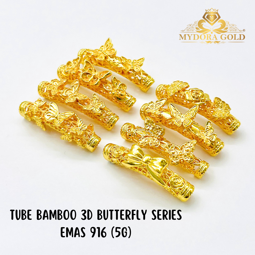MYDORA Tube Bamboo 3D Butterfly Series (5G) l EMAS 916/22K