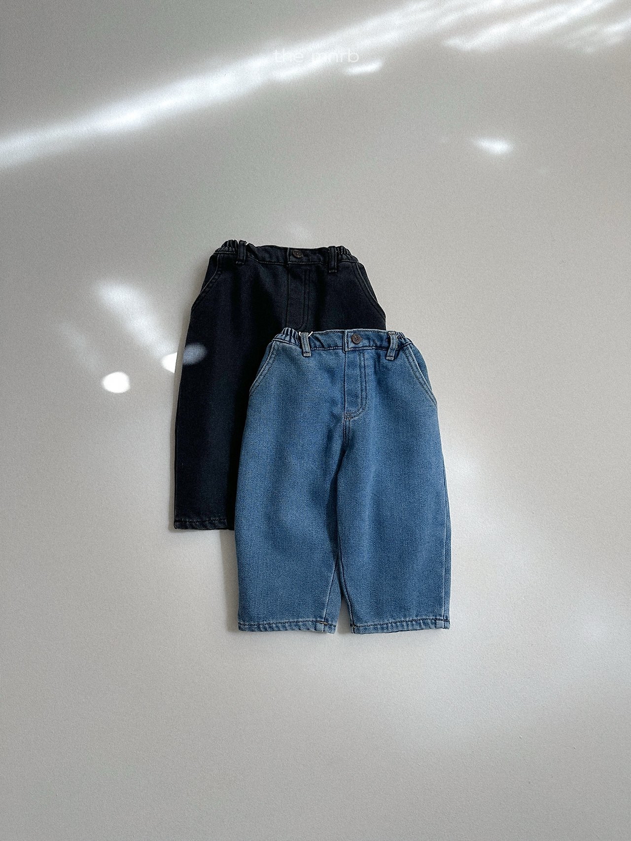 Mnirobe | Dart denim pants